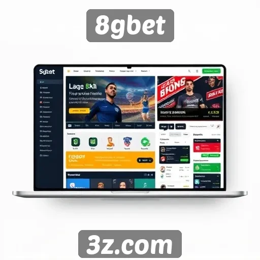 Interface do site 8gbet e sua usabilidade